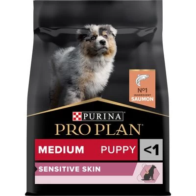 PURINA PRO PLAN Medium Puppy Sensitive Skin Pour Chien 3 PURINA PRO PLAN Medium Puppy Sensitive Skin Pour Chien