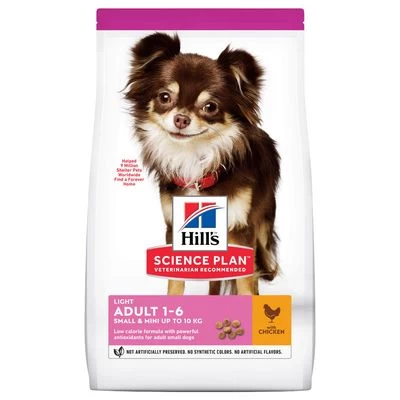 Hill's Science Plan Adult 1-6 Light Small & Mini Poulet Pour Chien