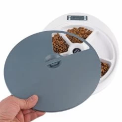 Distributeur Automatique De Nourriture Noma Pour Chat Et Petit Chien -Pet Care Soldes 116296 futterautomat noma fg 9200 0