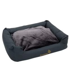 Panier Pour Chien Sleepy Time Avec Coussin, Gris -Pet Care Soldes 145210 sleepy time grau 062013 copy 1 1