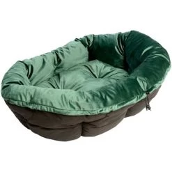 Ferplast Siesta Deluxe Avec Housse Sofà Vert Velours Pour Chien Et Chat -Pet Care Soldes 145296 ferplast ueberzug sofa samt gr n gr 8 hs 06 jpg 2