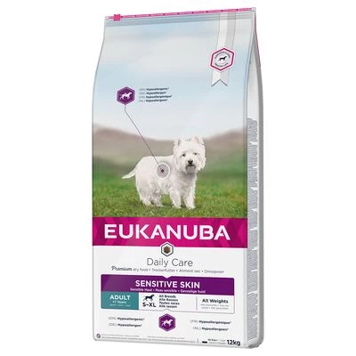 Eukanuba Daily Care Adult Sensitive Skin Pour Chien 3 Eukanuba Daily Care Adult Sensitive Skin Pour Chien