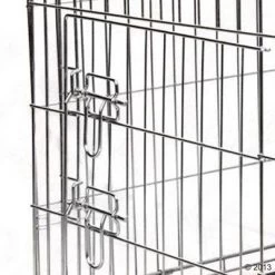 Cage D'intérieur Double Door Avec Coussin Pour Chien -Pet Care Soldes 15108 transportk fig riegel mit haken 06 2013 7 2