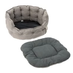 Panier Cozy EcoLIFE Gris Pour Chien -Pet Care Soldes 180712 cozy ecolife grau fg 6373 1