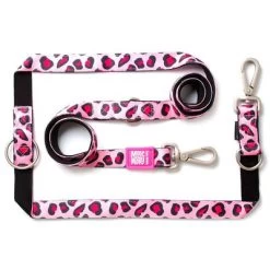 Laisse Multifonctions Max & Molly Leopard Pink Pour Chien