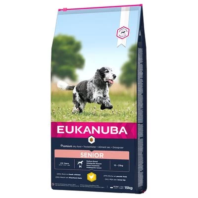 Eukanuba Caring Senior Medium Breed Poulet Pour Chien – Image 2