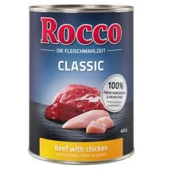 10 Kg De Mélange De Flocons Rocco + 6 X 400 g Ou 800 g De Rocco Classic Pour Chien -Pet Care Soldes 1 beef chicken 400g 1000x1000 161223 3