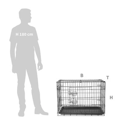 Cage D'intérieur HAFENBANDE Twin Door Pour Chien – Image 9