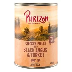 Purizon Adult 6 X 400 G - Sans Céréales Pour Chien -Pet Care Soldes 208997 pla purizon black angus 400 g 9