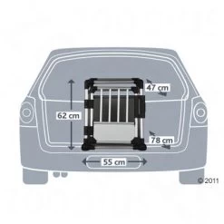 Trixie Cage De Transport En Aluminium Pour Chien, Gris Clair 29 Trixie Cage De Transport En Aluminium Pour Chien, Gris Clair -Pet Care Soldes 219791 transportbox alu2 4