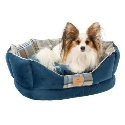 Ferplast Lit Douillet Charles, Bleu -Pet Care Soldes 224601 224602 224696 ferplast kuschelbett charles blau hs 03 5
