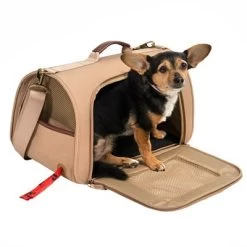 Sac De Transport TIAKI Premium Camello Pour Chat Et Petit Chien -Pet Care Soldes 295110 premium tragetasche camello fg 4564 1