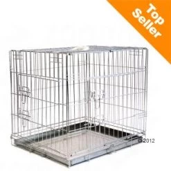 Cage D'intérieur Double Door Pour Chien