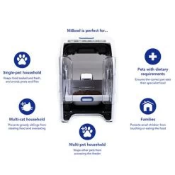 Distributeur De Nourriture Closer Pets MiBowl Microchip Pour Chien Et Chat -Pet Care Soldes 306097 petmate closer pets mibowl microchip catfeeder hs 09 8