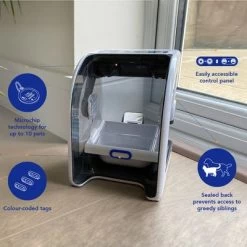 Distributeur De Nourriture Closer Pets MiBowl Microchip Pour Chien Et Chat -Pet Care Soldes 306097 petmate closer pets mibowl microchip catfeeder hs 11 9