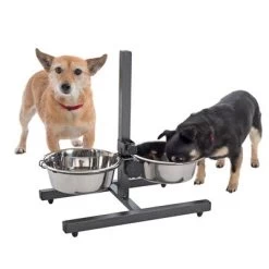 Porte-gamelles, écuelles Incluses 2 X 1,8 L / 2,8 L / 4,2 L 8 Porte-gamelles, écuelles Incluses 2 X 1,8 L / 2,8 L / 4,2 L -Pet Care Soldes 313523 kumar hundebar inklusive 2 edelstahln pfe 02 dsc5858 8