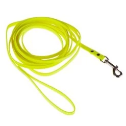 Longe Pour Chien Heim En BioThane®, Jaune Fluo