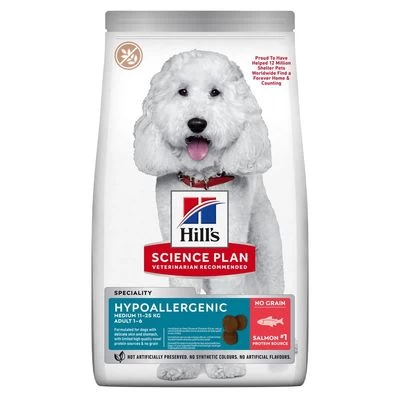 Hill's Science Plan Adult Hypoallergenic Medium Saumon Pour Chien – Image 2