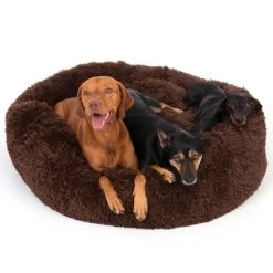 Panier TIAKI No Stress, Marron Pour Chien -Pet Care Soldes 381399 tiaki cuddle bed no stress fg 4635 1