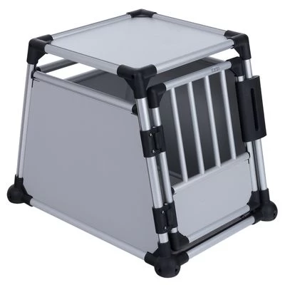 Trixie Cage De Transport En Aluminium Pour Chien, Gris Clair 3 Trixie Cage De Transport En Aluminium Pour Chien, Gris Clair