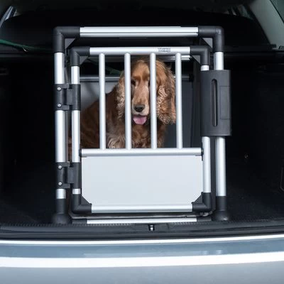 Trixie Cage De Transport En Aluminium Pour Chien, Gris Clair 14 Trixie Cage De Transport En Aluminium Pour Chien, Gris Clair – Image 12