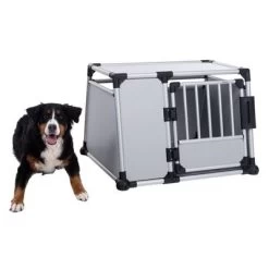 Trixie Cage De Transport En Aluminium Pour Chien, Gris Clair 28 Trixie Cage De Transport En Aluminium Pour Chien, Gris Clair -Pet Care Soldes 42683 trixie transportbox alu fg 3262 3