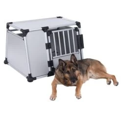 Trixie Cage De Transport En Aluminium Pour Chien, Gris Clair 27 Trixie Cage De Transport En Aluminium Pour Chien, Gris Clair -Pet Care Soldes 42683 trixie transportbox alu fg 3340 7