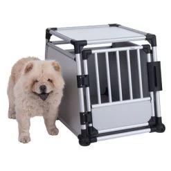 Trixie Cage De Transport En Aluminium Pour Chien, Gris Clair 26 Trixie Cage De Transport En Aluminium Pour Chien, Gris Clair -Pet Care Soldes 42815 trixie transportbox alu fg 3651 9