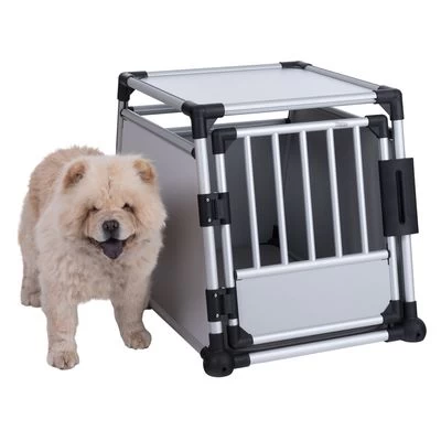 Trixie Cage De Transport En Aluminium Pour Chien, Gris Clair 7 Trixie Cage De Transport En Aluminium Pour Chien, Gris Clair – Image 5