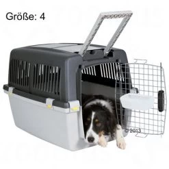 Lot : Cage De Transport Trixie Gulliver + Tapis Vetbed® Isobed SL, Noir Pattes Grises Pour Chien -Pet Care Soldes 45785 gulliver box neue farbe gr4 mit hund 03 2013 5 1