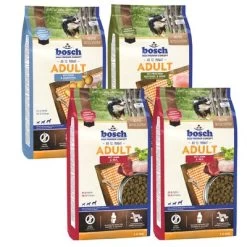 Lot Mixte Bosch Adult 4 X 1 Kg Pour Chien -Pet Care Soldes 56629 4x1kgmischpaket 6