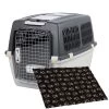 Lot : Cage De Transport Trixie Gulliver + Tapis Vetbed® Isobed SL, Noir Pattes Grises Pour Chien -Pet Care Soldes 634337 9