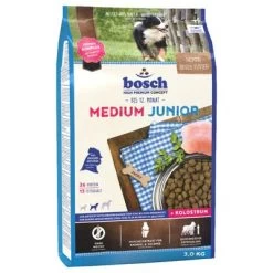 Bosch Medium Junior Pour Chiot -Pet Care Soldes 750042 pla bosch medium junior 3kg 5