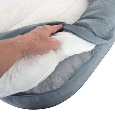 Panier Memory Ovale, Gris Pour Chien 14 Panier Memory Ovale, Gris Pour Chien – Image 12