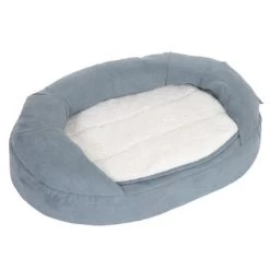 Panier Memory Ovale, Gris Pour Chien