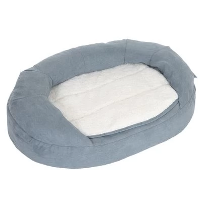 Panier Memory Ovale, Gris Pour Chien 3 Panier Memory Ovale, Gris Pour Chien
