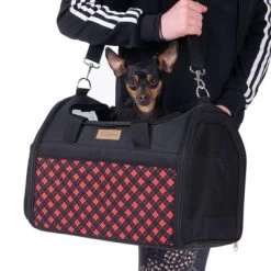 Sac De Transport Karo Pour Chien Et Chat -Pet Care Soldes 79331 tragetasche hund fg 7524 6