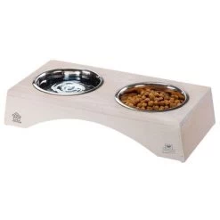 Gamelle Double Ferplast Legno En Bois Pour Chien Et Chat 8 Gamelle Double Ferplast Legno En Bois Pour Chien Et Chat -Pet Care Soldes 84403 ferplast doppelnapf04legno kc55 hs 03 3