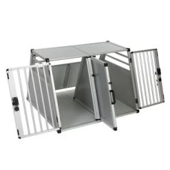 Cage De Transport Double AluRide Pour Chien 31 Cage De Transport Double AluRide Pour Chien -Pet Care Soldes 99404 autohunde doppelbox aluride fg 6051 6 6