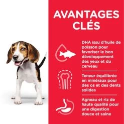 Hill's Science Plan Puppy <1 Medium Agneau, Riz Pour Chiot -Pet Care Soldes atf8 604353 key benefits 5