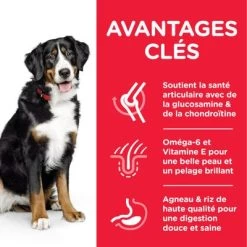 Hill's Science Plan Adult 1-5 Large Agneau, Riz Pour Chien -Pet Care Soldes atf8 604373 key benefits 7