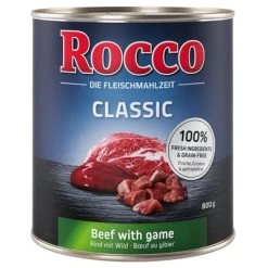 Rocco Classic 6 X 800 G Pour Chien -Pet Care Soldes beef game 800g 1000x1000 161223 6