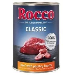 10 Kg De Mélange De Flocons Rocco + 6 X 400 g Ou 800 g De Rocco Classic Pour Chien -Pet Care Soldes beef hearts 400g 1000x1000 161223 1