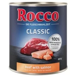 Rocco Classic 6 X 800 G Pour Chien -Pet Care Soldes beef salmon 800g 1000x1000 161223 8
