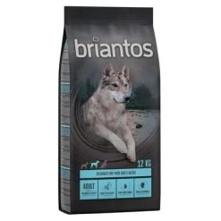 Croquettes Briantos 12 / 14 Kg Pour Chien + Barkoo Dental Snacks Medium 180 G En Cadeau ! -Pet Care Soldes briantos hund adult salmon 12kg 1000x1000 1 1