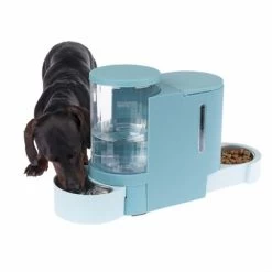 Distributeur D'eau Et De Nourriture TIAKI, Bleu Clair Pour Chien Et Chat -Pet Care Soldes dsc6201 6