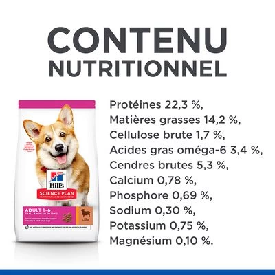 Hill's Science Plan Adult 1-6 Small & Mini Agneau, Riz Pour Chien – Image 5