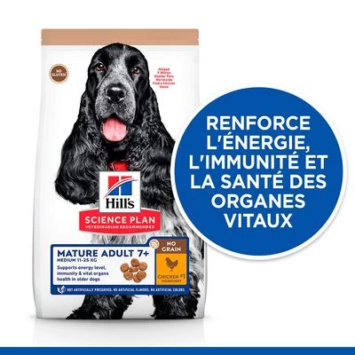 Hill's Science Plan Mature Adult 7+ No Grain Poulet Pour Chien – Image 2