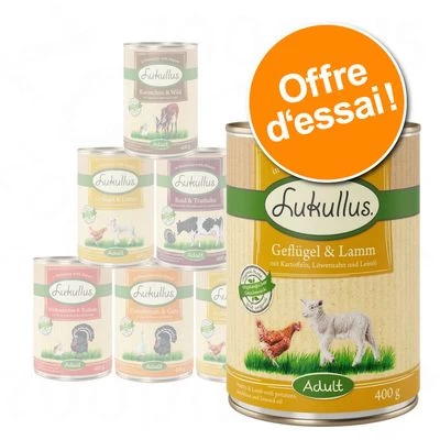 Lot Mixte Lukullus Pour Chien 3 Lot Mixte Lukullus Pour Chien