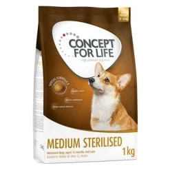 Croquettes Concept For Life 4 X 1 Ou 1,5 Kg Pour Chien à Prix Mini ! -Pet Care Soldes pla 163497 cfl dog sterilised medium 1kg 7